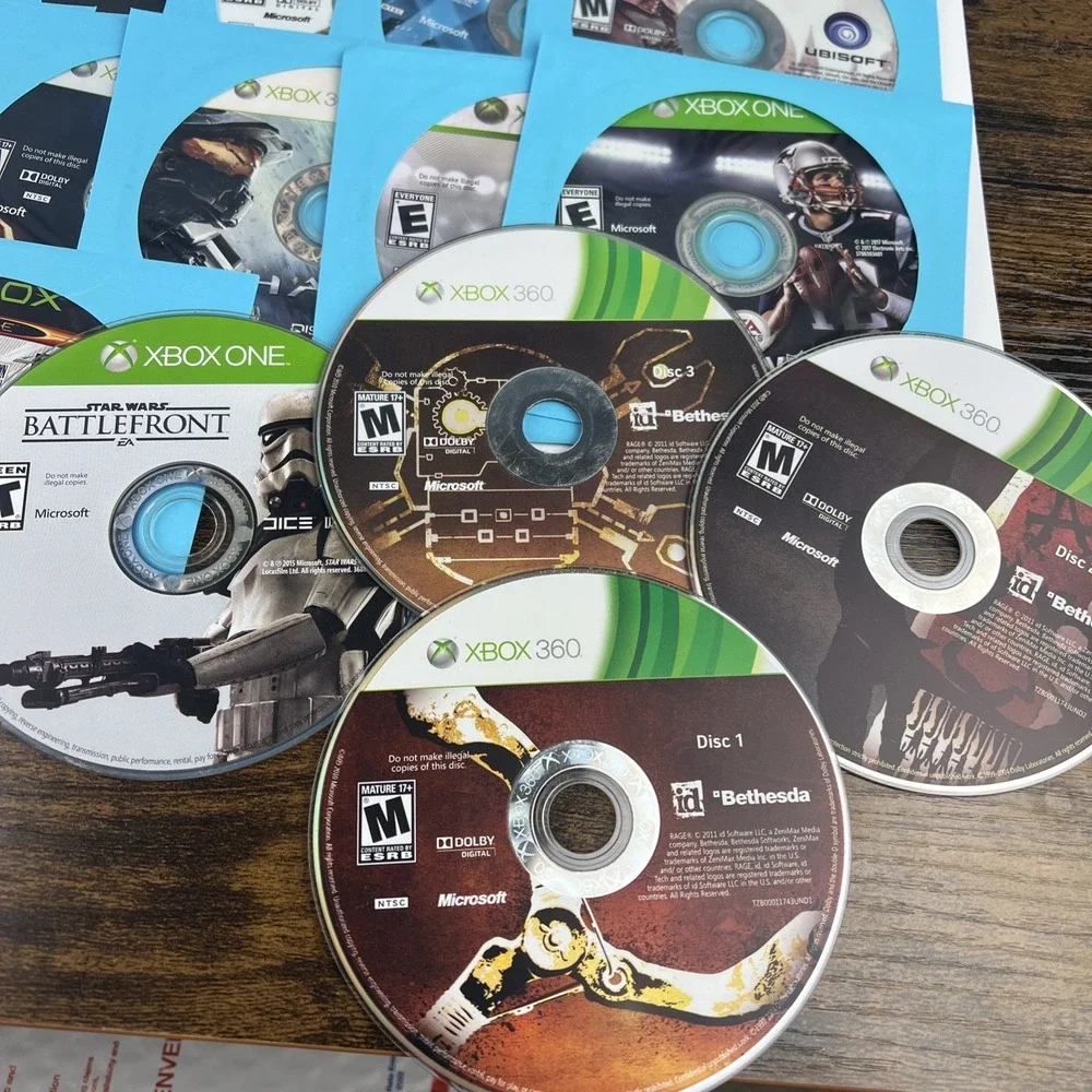 Multi Platform Loose Discs Video Game - Lot Of 42 - AS IS Untested Scratches